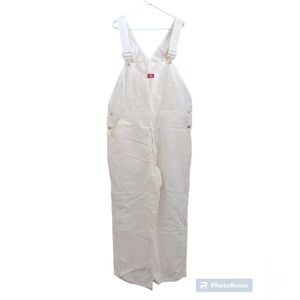 Nwot Dickies white painters overalls
